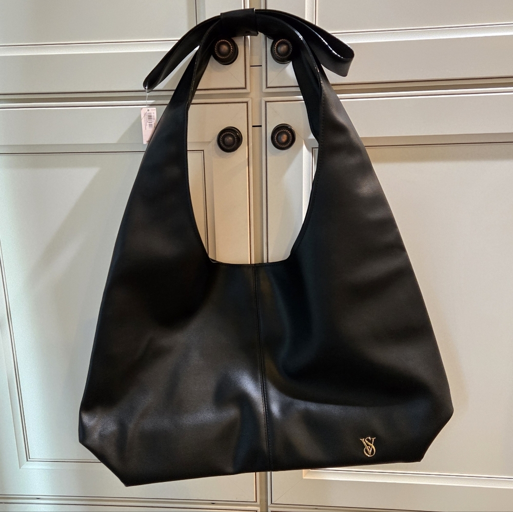 NWT Victoria's Secret Tote Bag Black - Picture 5 of 9
